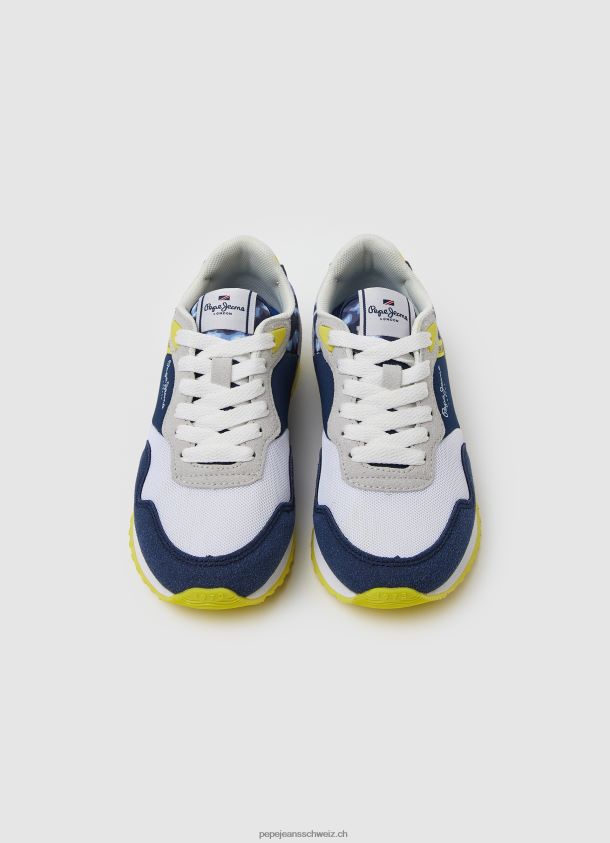 London Brighton Basic Turnschuhe Junge Pepe Jeans Weiss 84XH6T1530