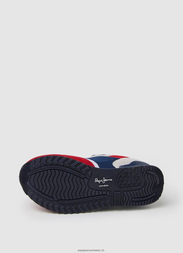 London kann kombinierte Turnschuhe Junge Pepe Jeans Rot 84XH6T1531