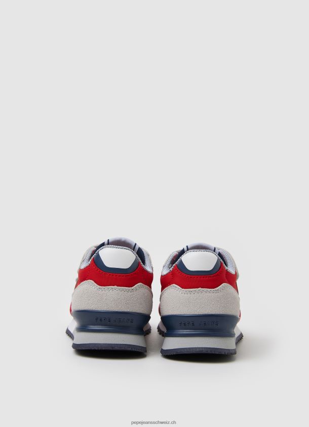 London kann kombinierte Turnschuhe Junge Pepe Jeans Rot 84XH6T1536