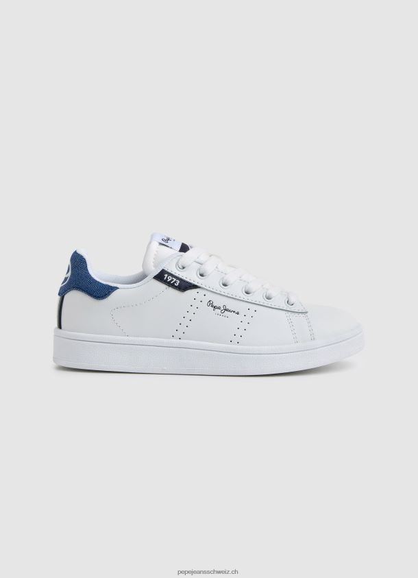 Player Basic-Sneakers aus Leder Junge Pepe Jeans Weiss 84XH6T1524