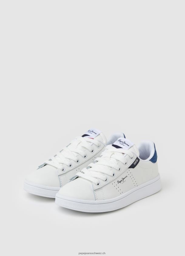 Player Basic-Sneakers aus Leder Junge Pepe Jeans Weiss 84XH6T1524