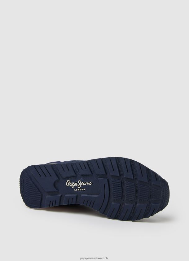 brit Heritage kombinierte Turnschuhe Junge Pepe Jeans Marine 84XH6T1528