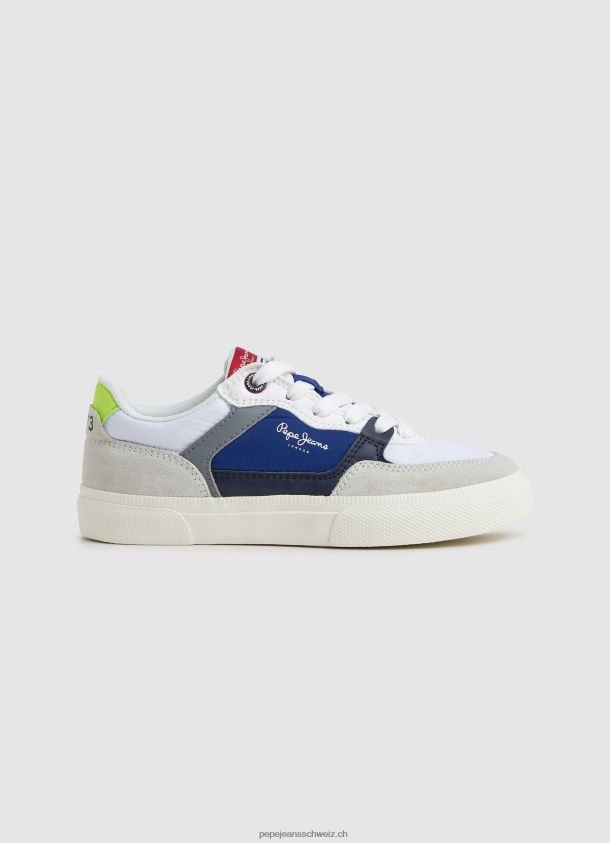 kenton master leder turnschuhe Junge Pepe Jeans Weiss 84XH6T1526