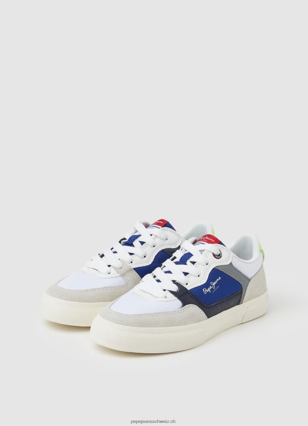 kenton master leder turnschuhe Junge Pepe Jeans Weiss 84XH6T1526