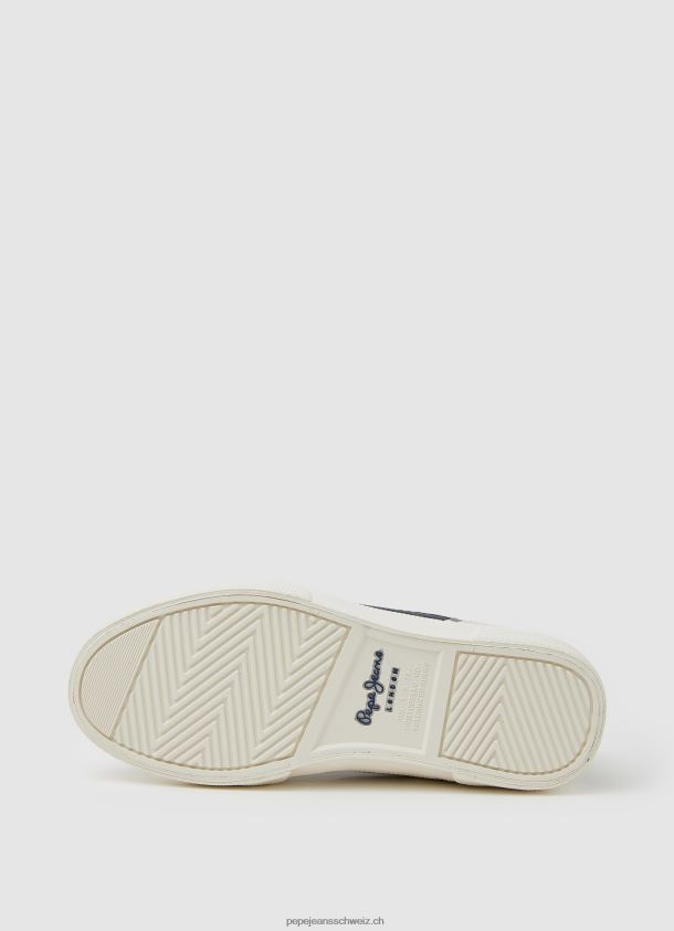 kenton master leder turnschuhe Junge Pepe Jeans Weiss 84XH6T1526