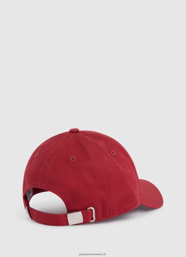 Basic-Cap mit gesticktem Logo Junge Pepe Jeans studiorot 84XH6T1706