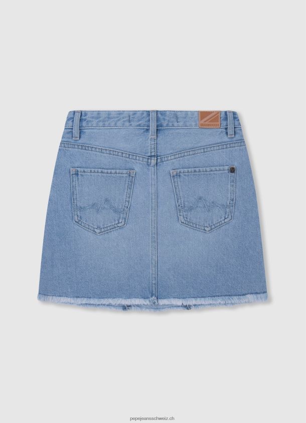 Jeans-Minirock aus Baumwolle Mädchen Pepe Jeans Denim 84XH6T1378