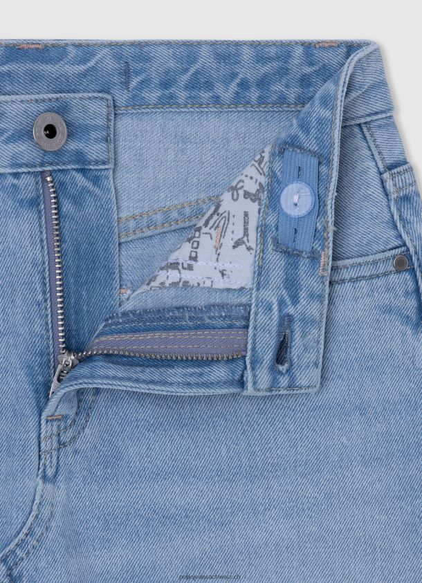 Jeans-Minirock aus Baumwolle Mädchen Pepe Jeans Denim 84XH6T1378