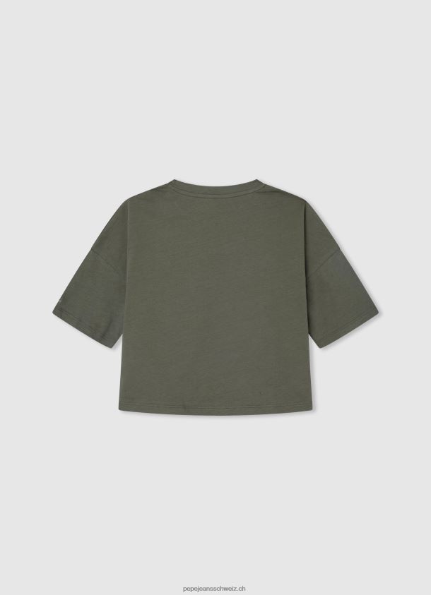Boxy Fit T-Shirt mit Logo-Print Mädchen Pepe Jeans Bereich 84XH6T1480