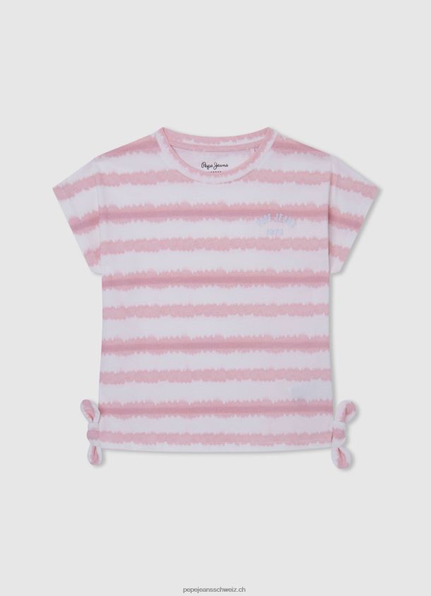 Glitzer-Logo-T-Shirt Mädchen Pepe Jeans Bucht 84XH6T1465