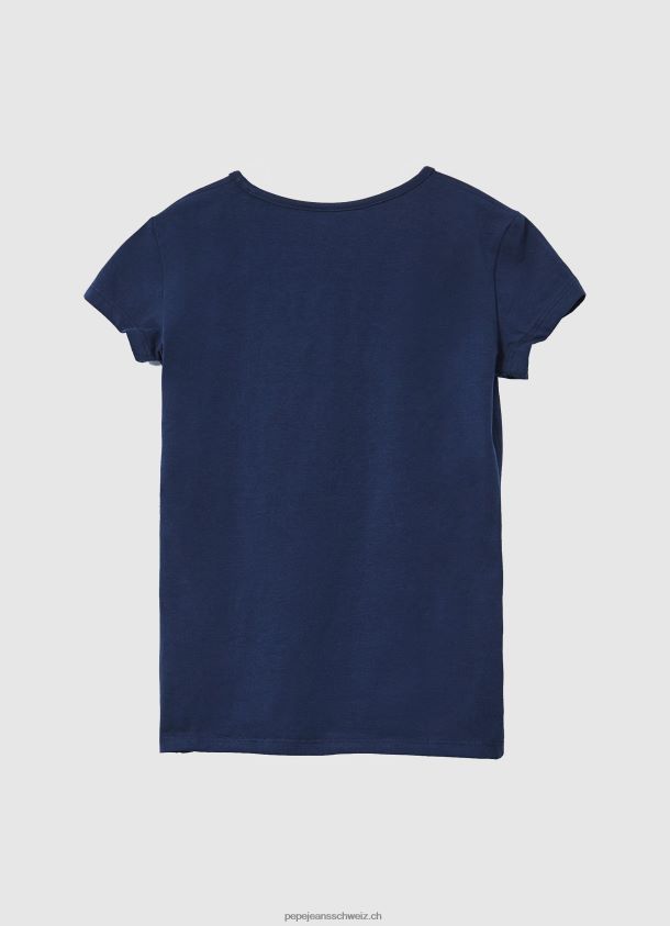 Glitzer-Logo-T-Shirt Mädchen Pepe Jeans dulwich 84XH6T1428