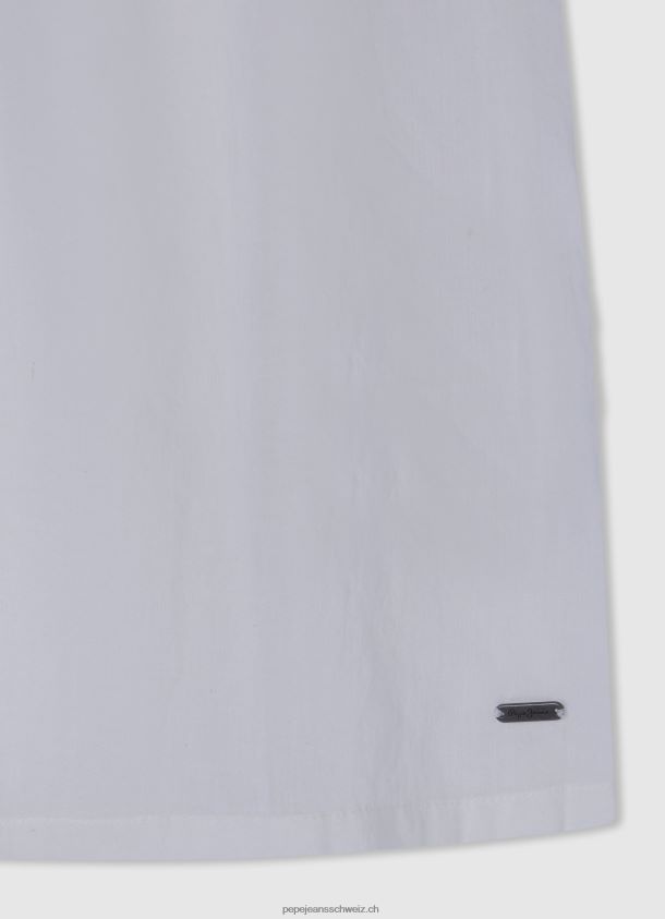Hilary-Bluse mit durchbrochenen Details Mädchen Pepe Jeans Mousse 84XH6T1472