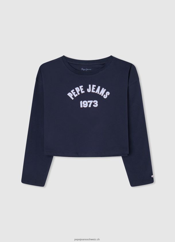 Langarm-T-Shirt aus Baumwolle Mädchen Pepe Jeans dulwich 84XH6T1437