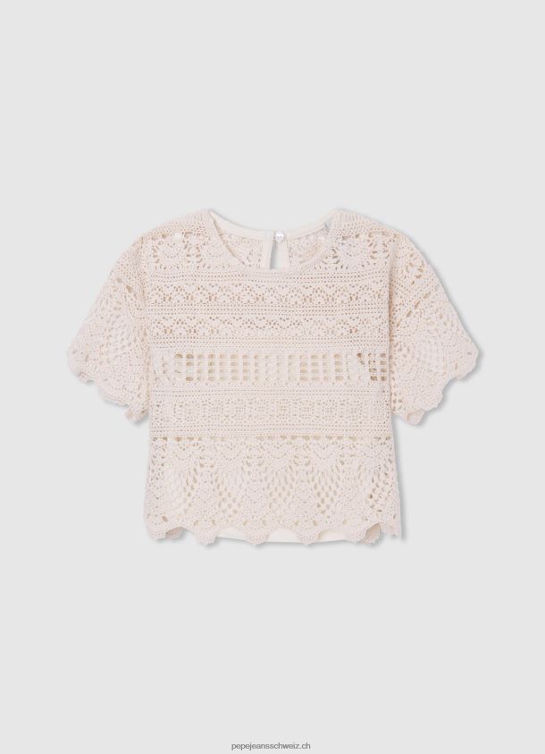 Noelle Häkelbluse Mädchen Pepe Jeans Mousse 84XH6T1473