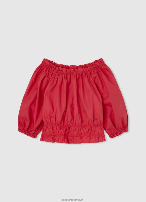 Sigrid Cropped-Fit-Top Mädchen Pepe Jeans studiorot 84XH6T1447