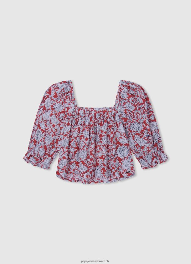 Sita-Top mit eckigem Ausschnitt Mädchen Pepe Jeans multi 84XH6T1418