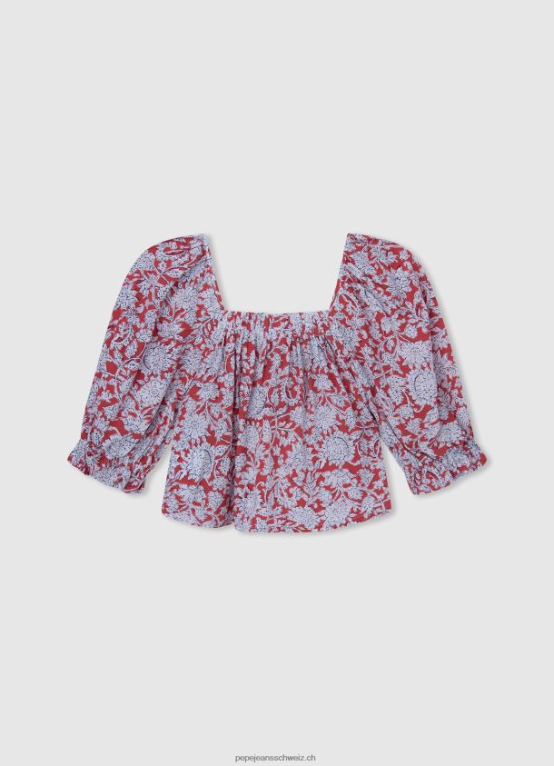 Sita-Top mit eckigem Ausschnitt Mädchen Pepe Jeans multi 84XH6T1418