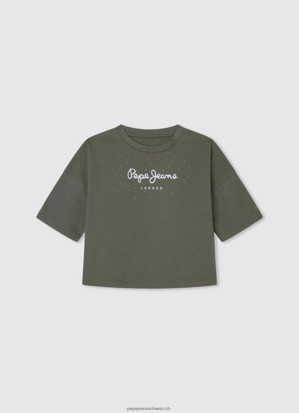 T-Shirt mit Doppelrüsche Mädchen Pepe Jeans Weiss 84XH6T1482