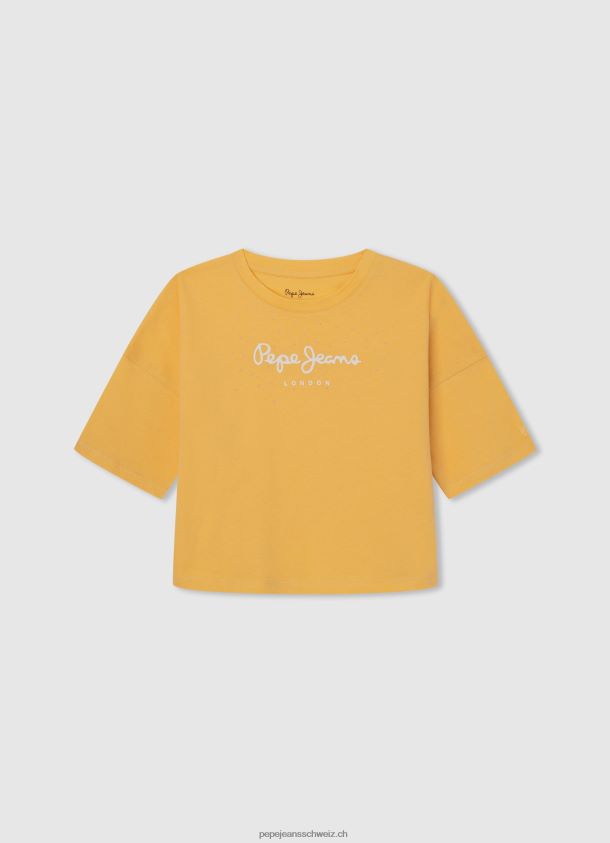 T-Shirt mit Doppelrüsche Mädchen Pepe Jeans Weiss 84XH6T1482
