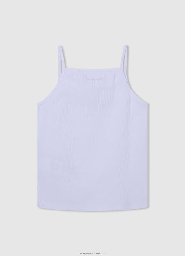 Tanktop mit Logo-Print Mädchen Pepe Jeans Weiss 84XH6T1427