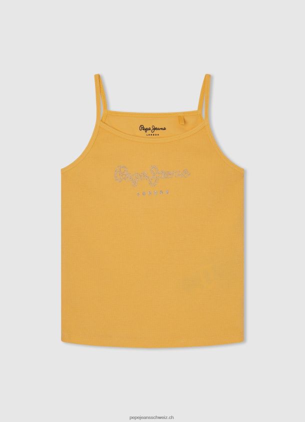 Tanktop mit Logo-Print Mädchen Pepe Jeans scheinen 84XH6T1432