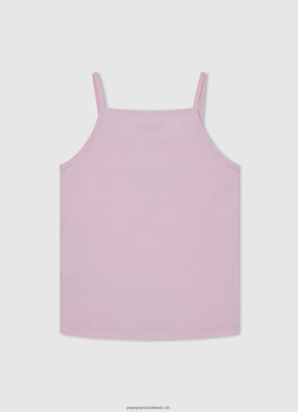 Tanktop mit Logo-Print Mädchen Pepe Jeans zartes Rosa 84XH6T1430