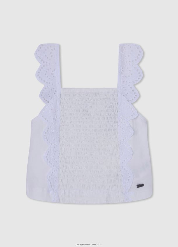 Tanktop mit Rüschen Mädchen Pepe Jeans Mousse 84XH6T1478