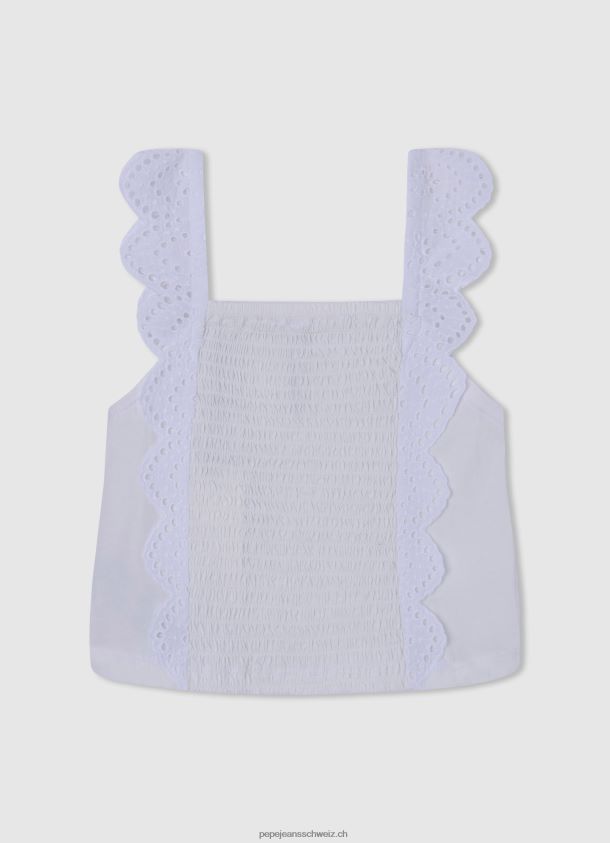 Tanktop mit Rüschen Mädchen Pepe Jeans Mousse 84XH6T1478