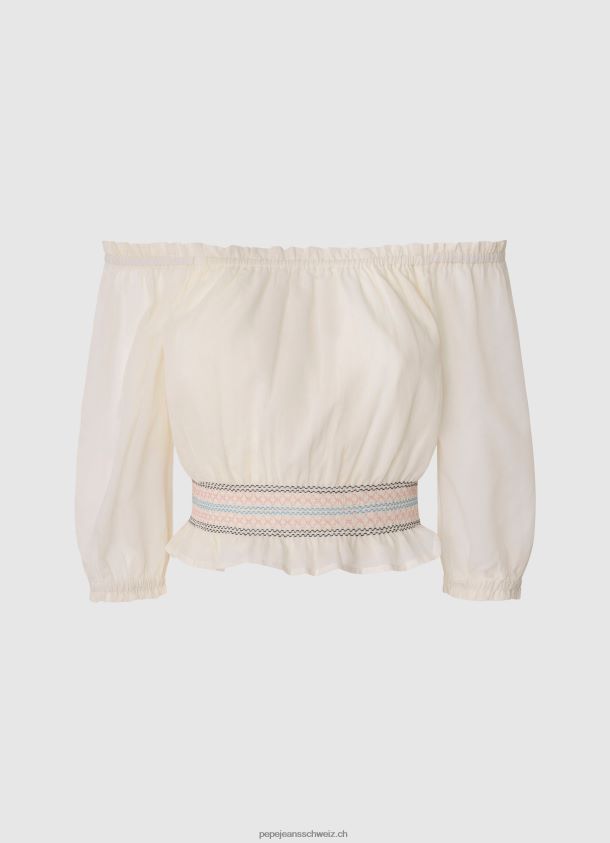 top sella gerüschte frontplatte Mädchen Pepe Jeans Mousse 84XH6T1434