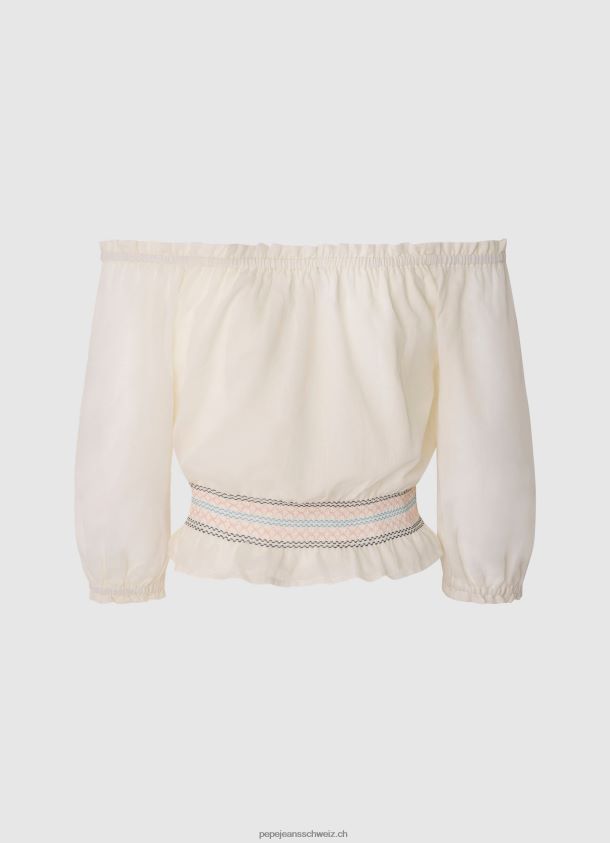top sella gerüschte frontplatte Mädchen Pepe Jeans Mousse 84XH6T1434