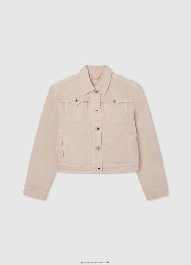 Regular Fit Jeansjacke Mädchen Pepe Jeans Buttermilch 84XH6T1359