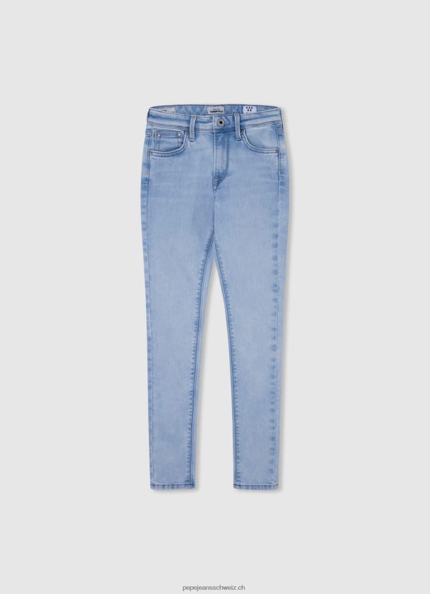 Pixlette Skinny-Fit-Jeans mit hoher Taille Mädchen Pepe Jeans Denim 84XH6T1364
