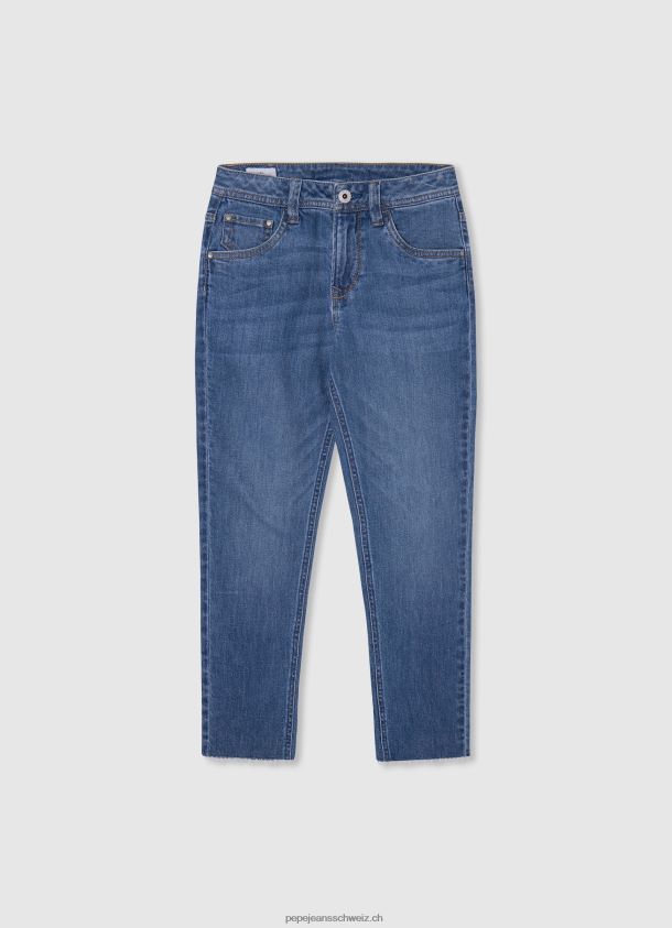 Violette Jeans mit hoher Taille und entspannter Passform Mädchen Pepe Jeans Denim 84XH6T1362