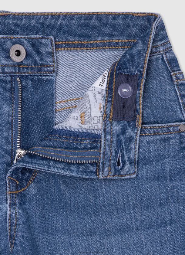 Violette Jeans mit hoher Taille und entspannter Passform Mädchen Pepe Jeans Denim 84XH6T1362