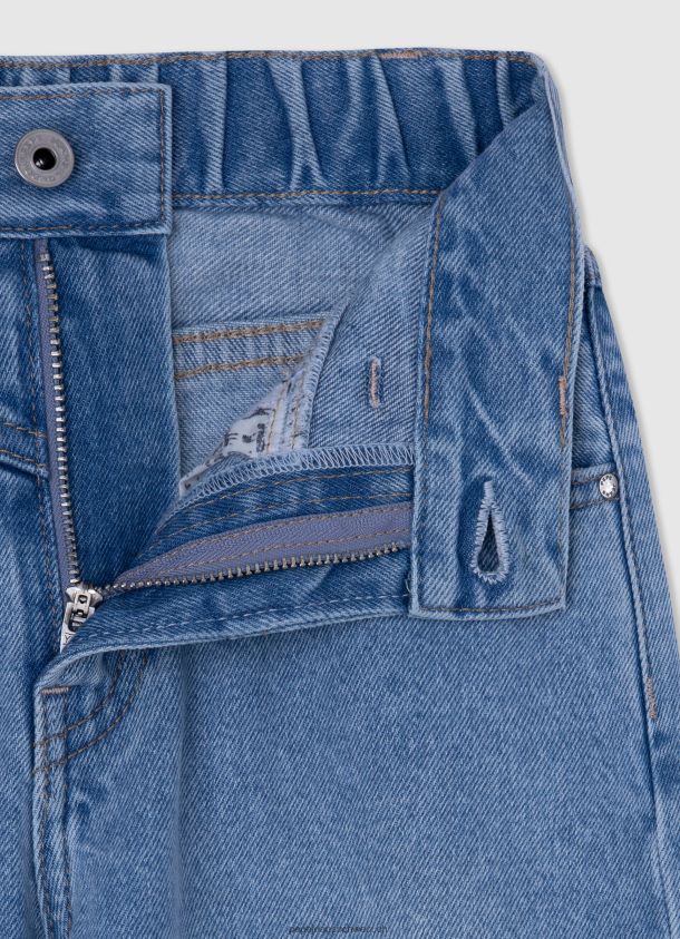 bella hoch taillierte Ballon-Fit-Jeans Mädchen Pepe Jeans Denim 84XH6T1369