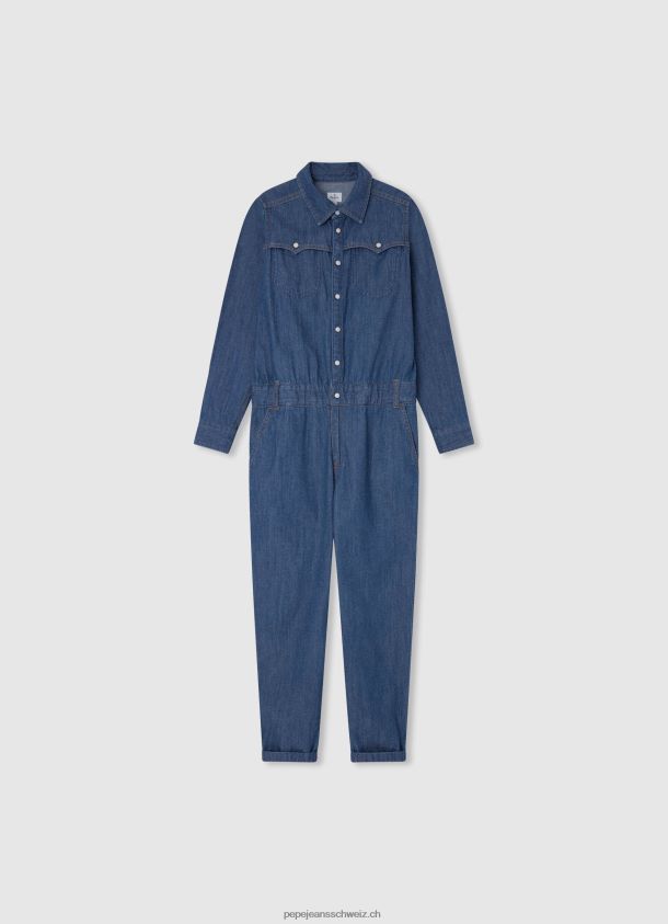 langer Jeans-Jumpsuit aus Baumwolle Mädchen Pepe Jeans Denim 84XH6T1363