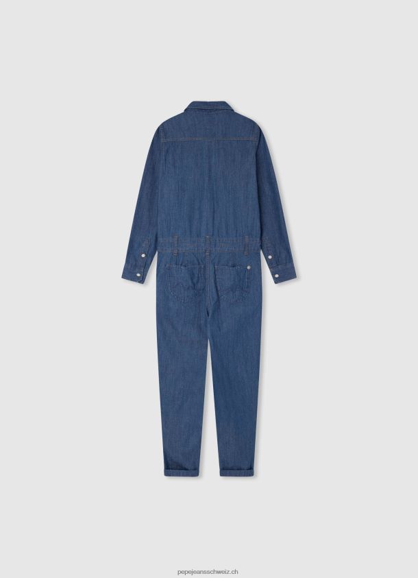 langer Jeans-Jumpsuit aus Baumwolle Mädchen Pepe Jeans Denim 84XH6T1363
