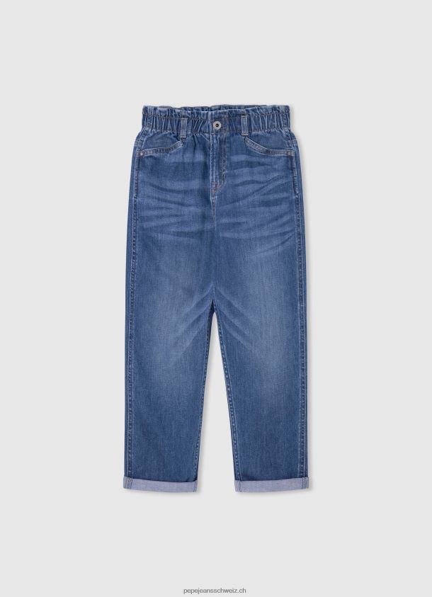 reese konisch geschnittene jeans mit hoher taille Mädchen Pepe Jeans Denim 84XH6T1366