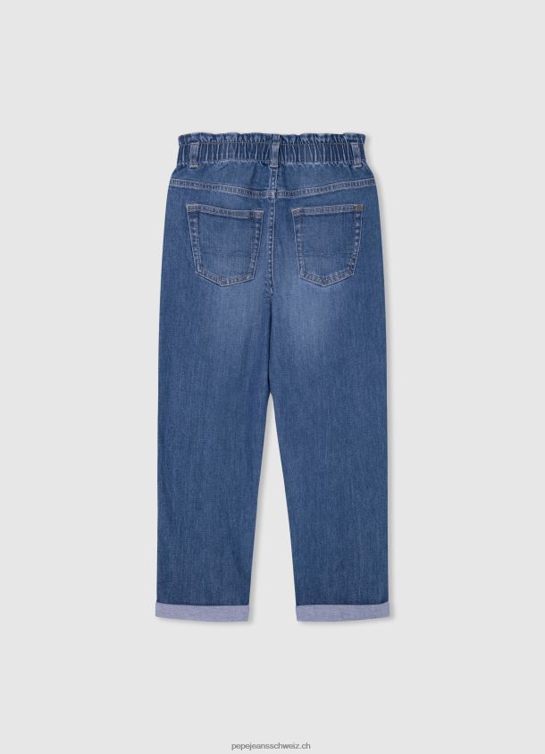 reese konisch geschnittene jeans mit hoher taille Mädchen Pepe Jeans Denim 84XH6T1366