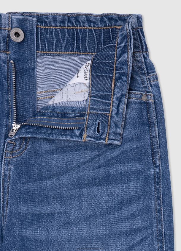 reese konisch geschnittene jeans mit hoher taille Mädchen Pepe Jeans Denim 84XH6T1366