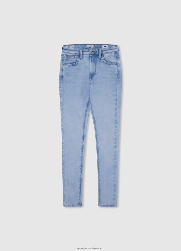 reese konisch geschnittene jeans mit hoher taille Mädchen Pepe Jeans Denim 84XH6T1366