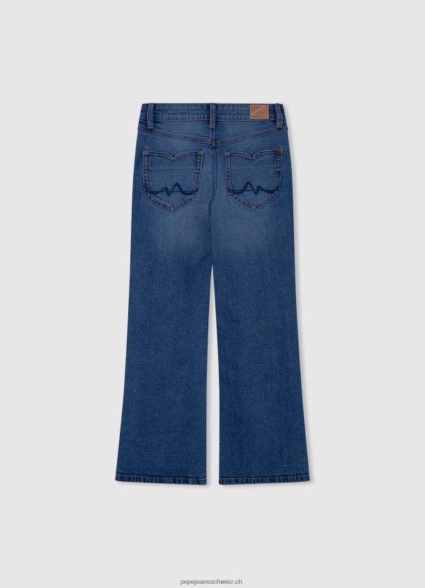 willa jr hoch taillierte Jeans mit ausgestellter Passform Mädchen Pepe Jeans Denim 84XH6T1368