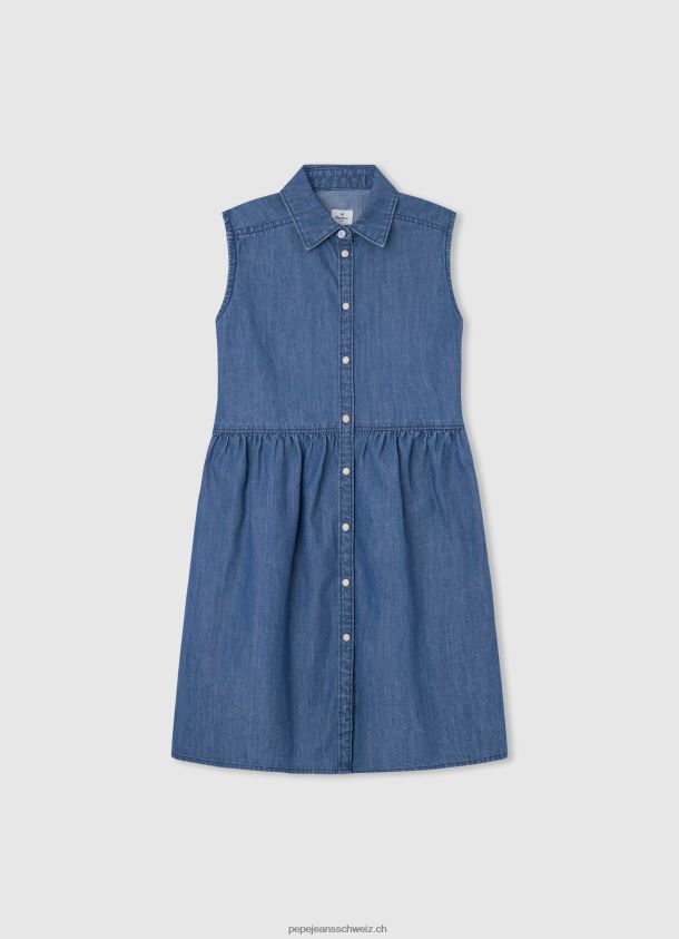 Jeanskleid mit Armlochärmeln Mädchen Pepe Jeans Denim 84XH6T1385