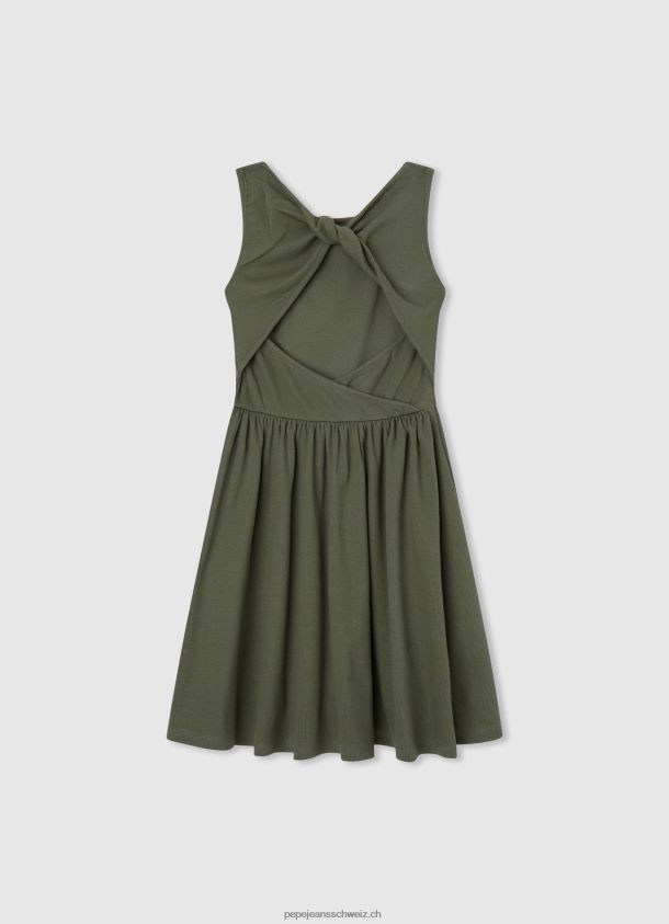 Kleid mit gerippten Armlochärmeln Mädchen Pepe Jeans Bereich 84XH6T1397