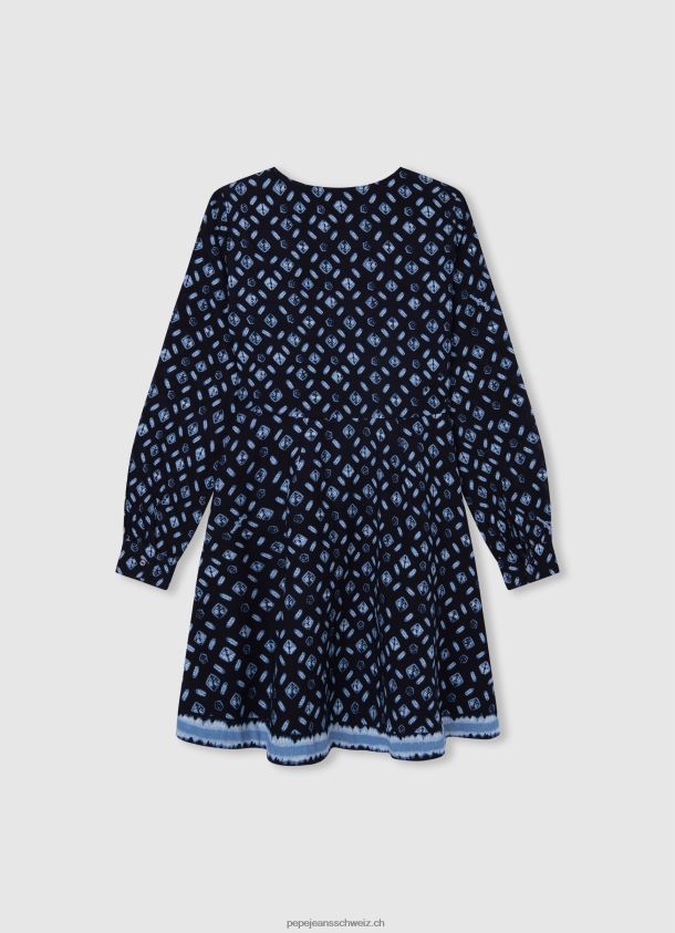 Kurzes Kleid mit geometrischem Print Mädchen Pepe Jeans multi 84XH6T1387