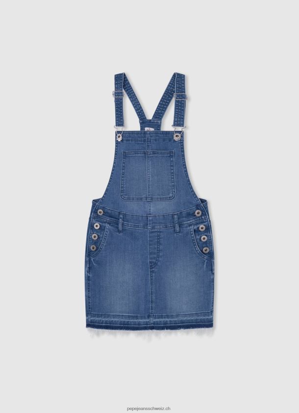 Latzkleid aus Denim Mädchen Pepe Jeans Denim 84XH6T1384