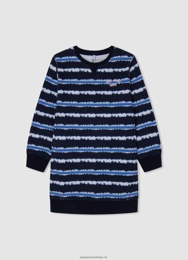 Minikleid mit degradierten Streifen Mädchen Pepe Jeans dulwich 84XH6T1391