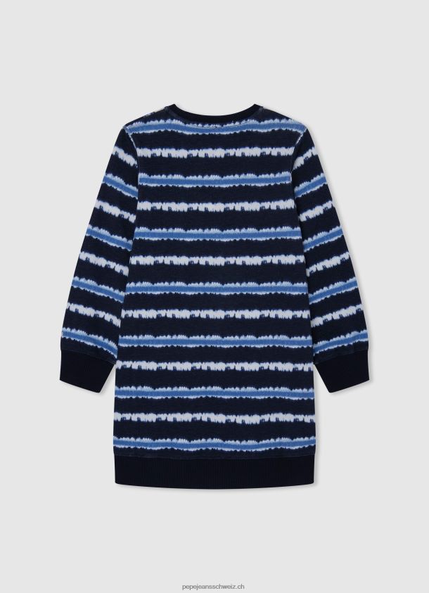 Minikleid mit degradierten Streifen Mädchen Pepe Jeans dulwich 84XH6T1391