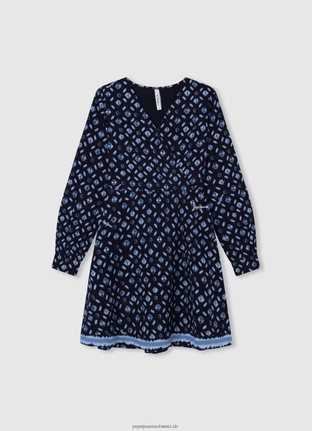 Minikleid mit rundem Kragen Mädchen Pepe Jeans scheinen 84XH6T1389