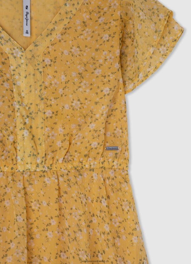 geblümtes Chiffonkleid Mädchen Pepe Jeans multi 84XH6T1400